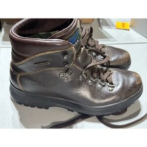 LL Bean Hiking Boots Womens 8 Cresta GTX Brown Leather Trail Walking Shoes